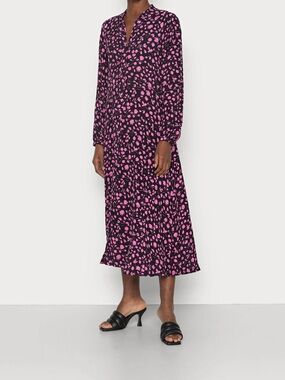 Arket Floral Print Dress Button Down EU 34 XS‎